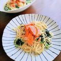 かわゆう1211's cooksnap of when they made 簡単＊サーモンほうれん草のクリームパスタ.