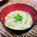 料理男子部🍻's cooksnap of when they made ☆たもぎ茸と豆腐と大葉の味噌汁☆.