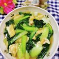 みっちゃん❇️68's cooksnap of when they made チンゲン菜と油揚げの炒め煮.