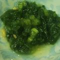 ヨシヨッシー's cooksnap of when they made <離乳食後期>かぶの葉のだし煮.