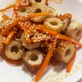 ひまちゃんこ's cooksnap of when they made 簡単♪竹輪・にんじん★オイスター炒め.