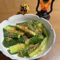 chi−ちゃん's cooksnap of when they made キュウリの炒めナルム.