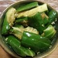 ういき☆彡's cooksnap of when they made ごま油香るきゅうり浅漬け.