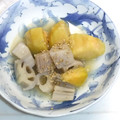 マックス＆アーク's cooksnap of when they made れんこんとサツマイモの煮物.