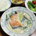 そろそろねんね's cooksnap of when they made ☆簡単♪鮭とチンゲン菜のクリーム煮☆.