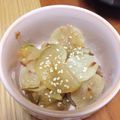 ゆうごママ☆'s cooksnap of when they made 蛇瓜(セイロン瓜)の甘酢炒め…佃煮風.