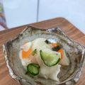 mejiko's cooksnap of when they made カブの酢漬け＊だいだい果汁で.