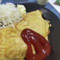 とめちゃん。's cooksnap of when they made 謎の「オムレツライス定食」.