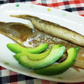龍青空ママ's cooksnap of when they made *焼き魚のアボカド添え*.