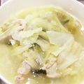 れもんねこねこ's cooksnap of when they made ★超絶品★キャベツと豚肉の簡単ガリバタ鍋.