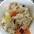 たけ2023's cooksnap of when they made 秋★サツマイモとキノコの炊き込みご飯.