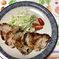 おはなすき's cooksnap of when they made シンプル☆豚ロース肉の塩焼き.