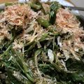 ﾌﾞﾚﾝﾀﾞ's cooksnap of when they made 空芯菜のおひたし.