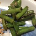 ミルクボール's cooksnap of when they made 超簡単！絶品☆いんげんのシンプル炒め.