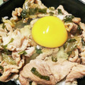 みきんこ✿'s cooksnap of when they made 豚こまと長ネギのすき焼き風丼.