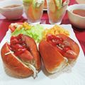 イベ長's cooksnap of when they made バターロールで美味しいウインナーパン.