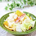 Satoco❋'s cooksnap of when they made キャベツの彩りスチームサラダ.