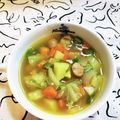アシマリ22's cooksnap of when they made コロコロ野菜とウインナーのカレースープ.