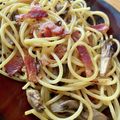 ☆ayumikan☆'s cooksnap of when they made 舞茸とベーコンの醤油パスタ.