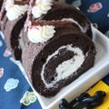 Risoa 51's cooksnap of when they made しっとり生地に濃厚クリームロールケーキ.