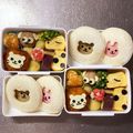 Chaaa_room's cooksnap of when they made 動物いっぱいのお弁当♪ライオン・キリン編.
