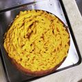 つっちーという人's cooksnap of when they made ハロウィンに★かぼちゃモンブランタルト.