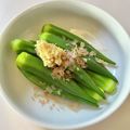 azbjbn's cooksnap of when they made オクラのお浸しです♡麺つゆで簡単.