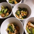 みき☆ハチ's cooksnap of when they made 小松菜とたまごとじゃこの炒め✿.