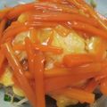 ぱにぱる's cooksnap of when they made ニラとモヤシにトロトロ卵♪和風あんかけ♪.