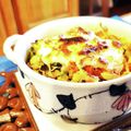 ダッフィーニーうに's cooksnap of when they made キムパで石焼ビビンパ別名韓国風グラタン.