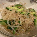 yucchy○'s cooksnap of when they made きゅうりともやしのツナ和え.