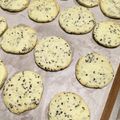 もちっこ橙色's cooksnap of when they made さくさく黒ごまクッキー.