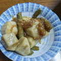 M130018's cooksnap of when they made 里いものなめたけ和え♬柚子こしょう風味♡.