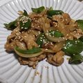 fu♪♪'s cooksnap of when they made 簡単！激ウマ！豚バラピーマンのわさび醤油.
