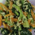 ひぃちゃんひー's cooksnap of when they made 小松菜と人参とツナと炒め.