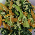 ひぃちゃんひー's cooksnap of when they made 小松菜と人参とツナと炒め.