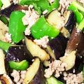 やえまりも's cooksnap of when they made ほのかな味噌の香り、茄子と挽肉の醤油炒め.