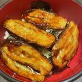 たけぴ77's cooksnap of when they made ベジ♪メインに♪甘辛☆ナスの蒲焼丼.