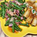 まこさんど's cooksnap of when they made いんげんベーコンの甘辛炒め。酢でさっぱり.