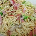 ちかﾁｬﾝ☆'s cooksnap of when they made 麺つゆ小さじ２！和風パスタお弁当用♡.