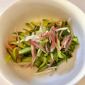 azbjbn's cooksnap of when they made みょうがときゅうりの和え物.