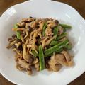 amjkao's cooksnap of when they made 豚こまとインゲンの甘辛炒め♪.