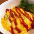 まゆみょんさめにゃん's cooksnap of when they made ツナで！!和風オムライス♪.