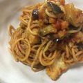 伊達こまち's cooksnap of when they made ナスと鶏胸のトマト煮込み♡パスタにも.