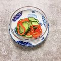 コムギ大好き's cooksnap of when they made ＊カッパの箸休め:パプリカと胡瓜の酢の物.