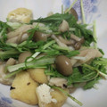 まゆみきママ's cooksnap of when they made 水菜としめじ☆白だしサッと煮.