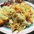 おらんでう～たん's cooksnap of when they made 柿とチキンラーメンのサラダ.