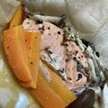 クック9D36F5☆'s cooksnap of when they made クッキングシートで★サーモンの包み焼き.