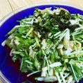 もここあらぶ's cooksnap of when they made 水菜と竹輪♡切り干し大根の中華マヨサラダ.