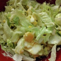☆hikonyan☆'s cooksnap of when they made レタスとゆで卵のマヨつゆサラダ.